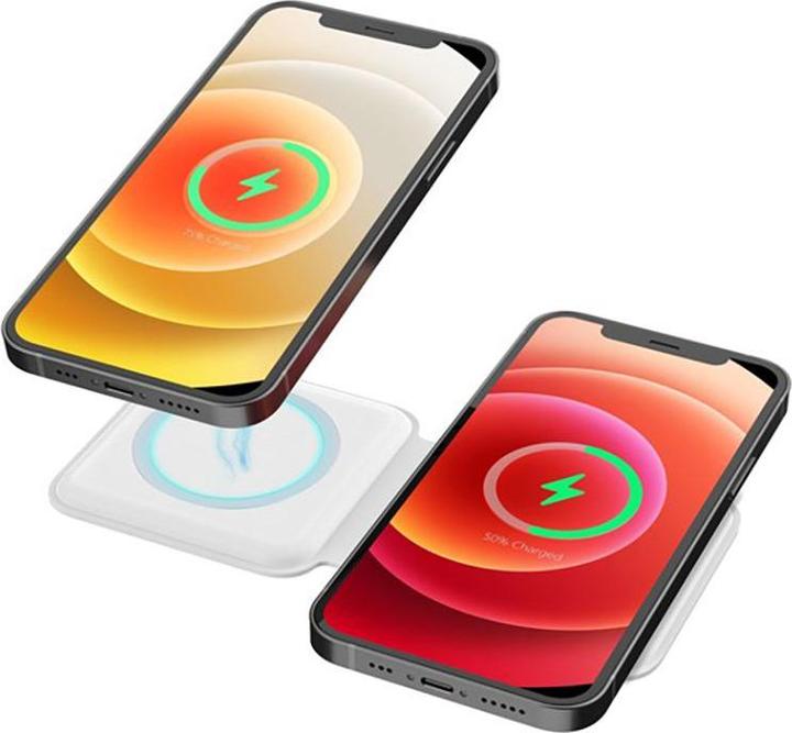 Immagine prodotto Tiger Caricabatterie senza filtro Magsafe 2 En 1 Blanc (15 W)