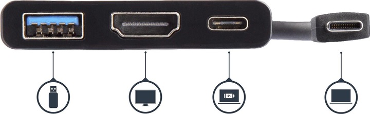 Produktbild StarTech USB-C zu (USB-C, 1 Ports)