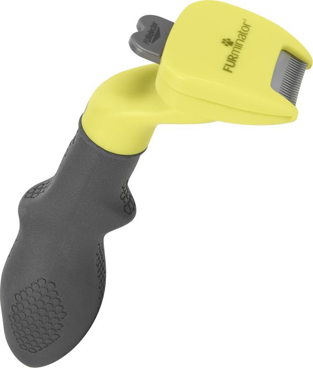 FURminator 4048422144243 Brosse & Peigne pour animaux de compagnie Noir, Jaune Chien Deshedder (Chien)