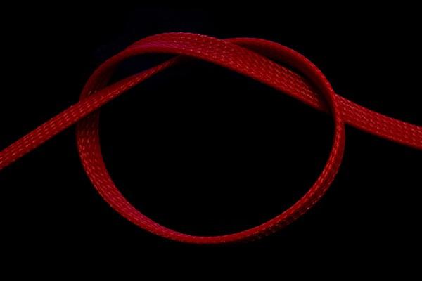 Produktbild Phobya Flex Sleeve 10mm (3/8' UV-rot 1m (Kabelschlauch, 100 cm)