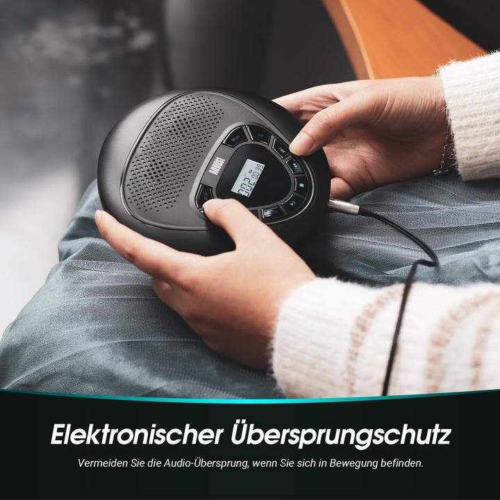 Actual product image August Tragbarer CD-Player SE10B