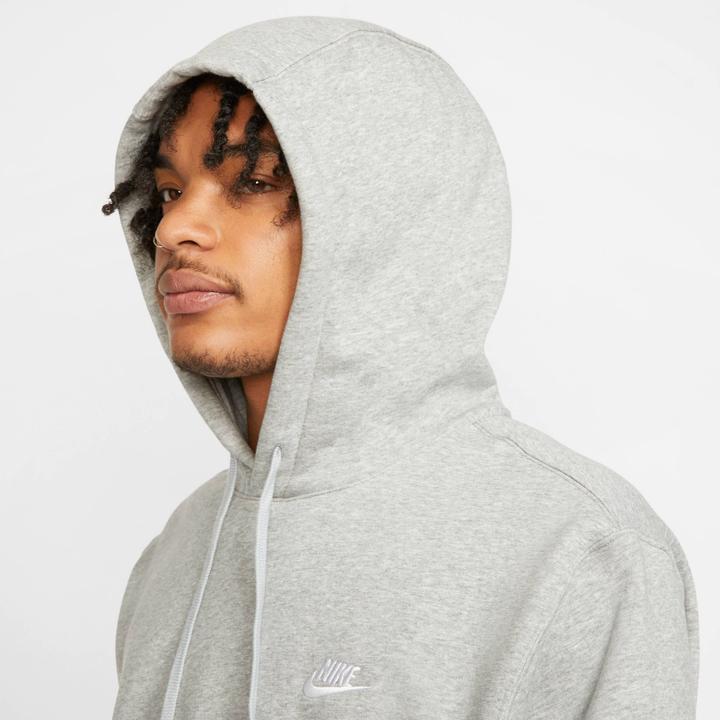 Produktbild Nike Herren M NSW Club Hoodie PO BB Sweatshirt, dk Grey Heather/Matte Silver, 2XL (XXL)