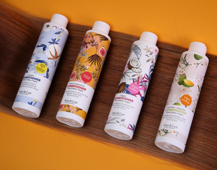 Image du produit Jean & Len Après-shampooing réparateur huile de coco et macadamia (300 ml)