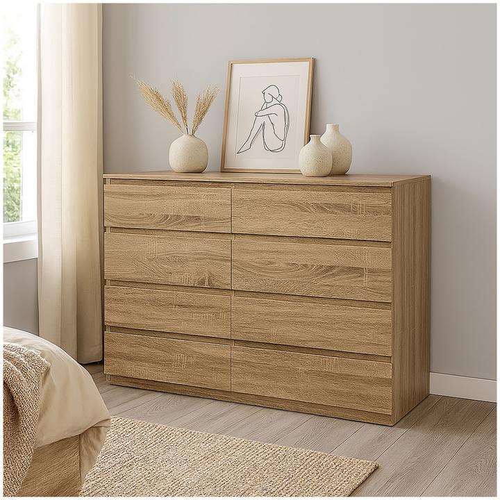 Produktbild HTI-Living Kommode 8 Schubladen Thekla Sonoma
