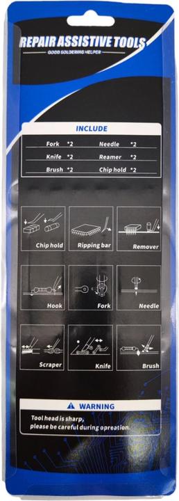 Immagine prodotto Yihua Set di strumenti per saldare e riparare i circuiti stampati: 6 pezzi