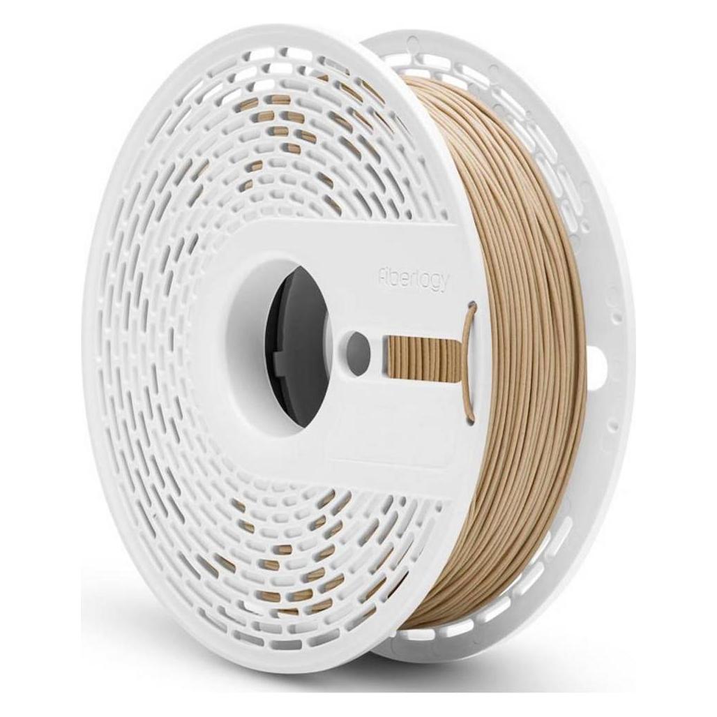 Fiberlogy Wood-Natur-175-075 FiberWood Filament Pla Compound Holzähnliche Optik (750 g), 3D Filament, Mehrfarbig