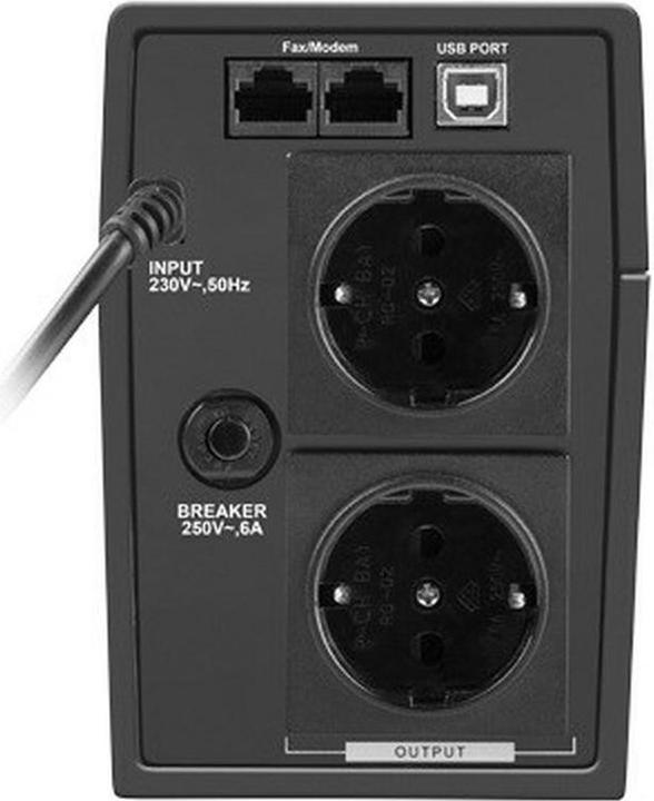 Actual product image Armac UPS Home Line-Interactive H/650F/LED/V2 650VA 2x Schuko USB-B LED (650 VA, 390 W)