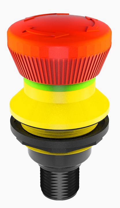 Immagine prodotto Schlegel FRVKOO C001 FRVKOO C001 - Pulsante di arresto di emergenza con connessione M12 a 4 pin
