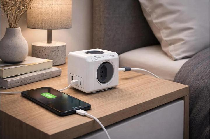 Image du produit Allocacoc PowerCube (4x, Type 13, USB-A, USB-C, 1.50 m)