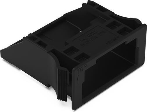 Produktbild Wago Snap-In-Rahmen Schwarz 100 St.