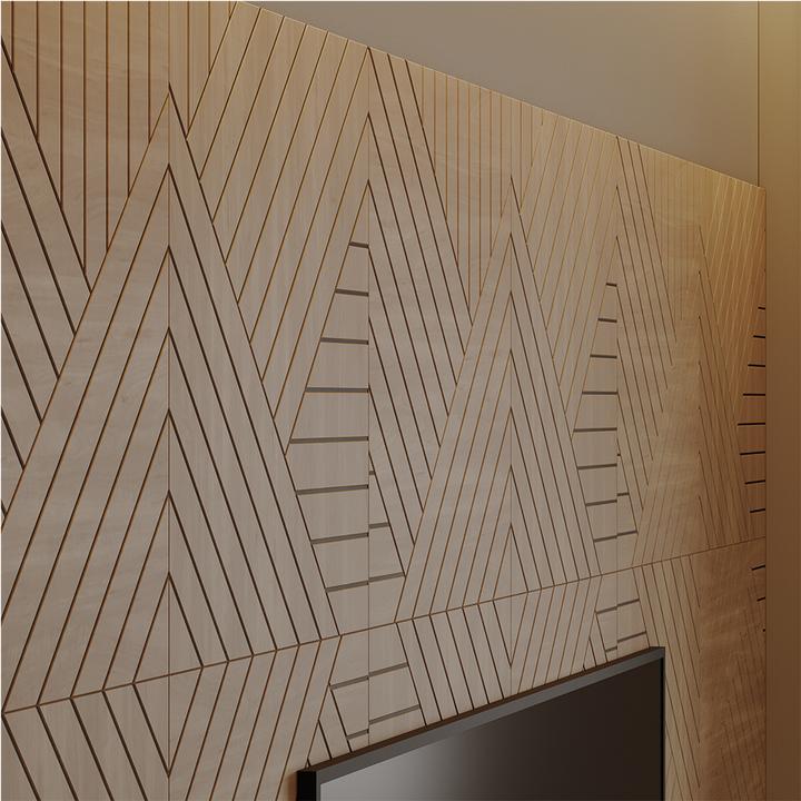 Immagine prodotto Vicco Wandpaneel, Eiche, 8 Stück