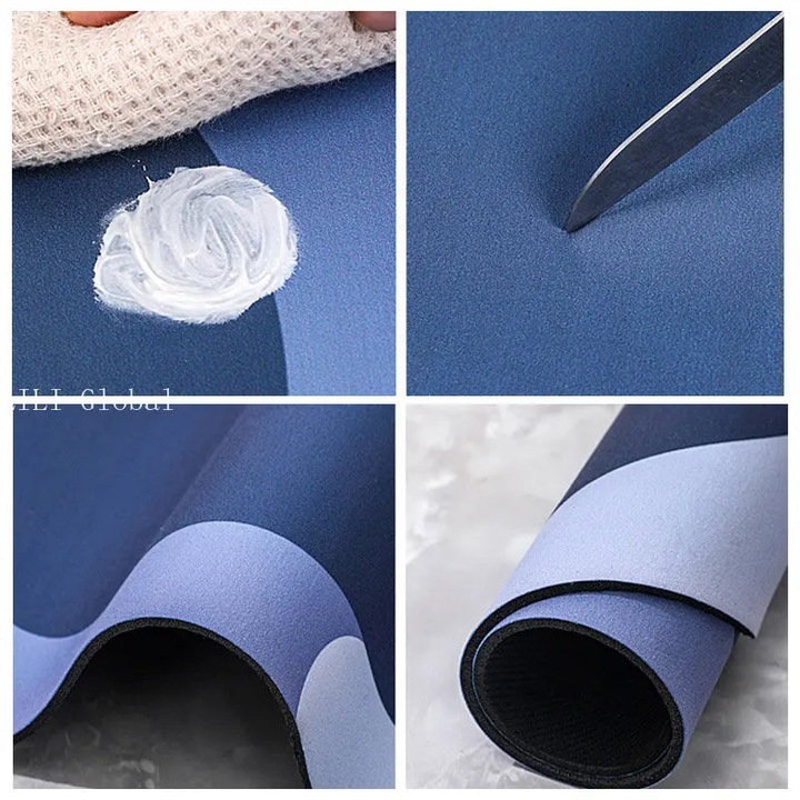 Produktbild Alopini Absorbierende Badematte Anti-Rutsch-Duschteppich Schnell trocknende Badematten Küche Eingang (40 x 60 cm)