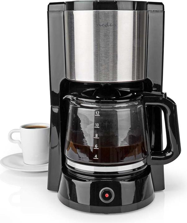 Actual product image Nedis Coffee maker | max. capacity: 1.5 l | number of cups at once: 12 | Keep warm | Black