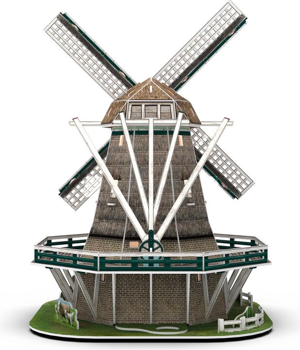 Produktbild Cubicfun Cubic Fun 3d Puzzel Mühle LED (65 Teile)