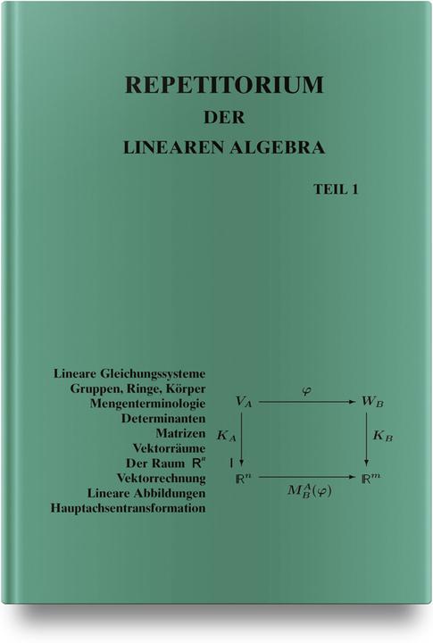 Produktbild Repetitorium der Linearen Algebra, Teil 1 (Deutsch, Detlef Wille, 2023)