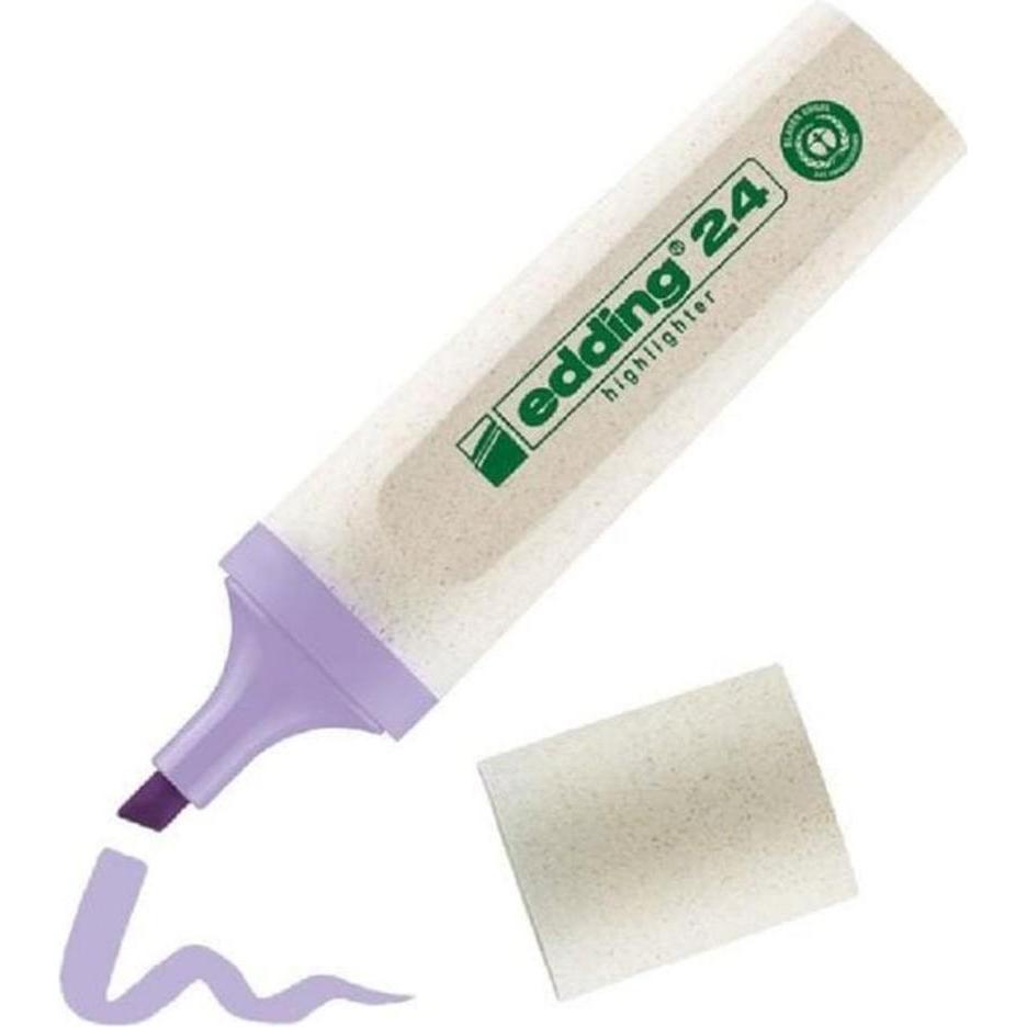 Edding, Marker, Textmarker 24 EcoLine (pastellviolett, 5 mm, 1 x)