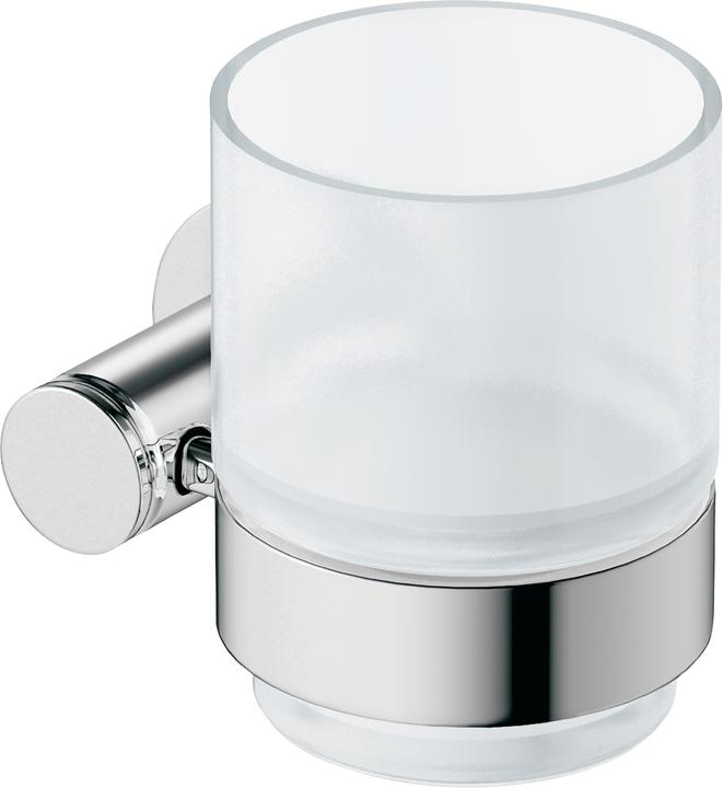 Produktbild Duravit Glashalter D-CODE mit Glas rechts chrom
