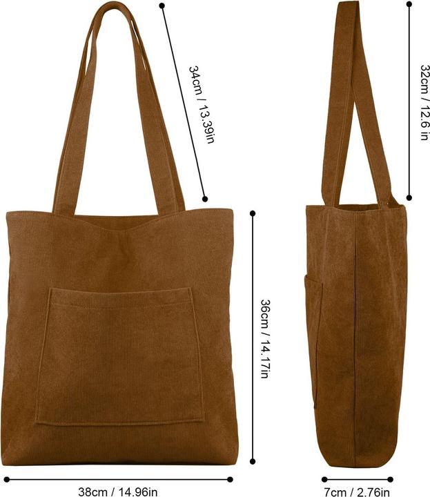 Produktbild Only-Bags.Store Kordeltasche Umhängetasche mit Reissverschluss, Umhängetaschen Handtasche Shopper Tasche