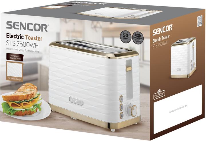 Actual product image Sencor 2-Slice Toaster 930W 7 Levels