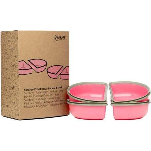 Thumbnail - SureFeed Halbschalen Zweierset pink (0.20 l), Futternapf
