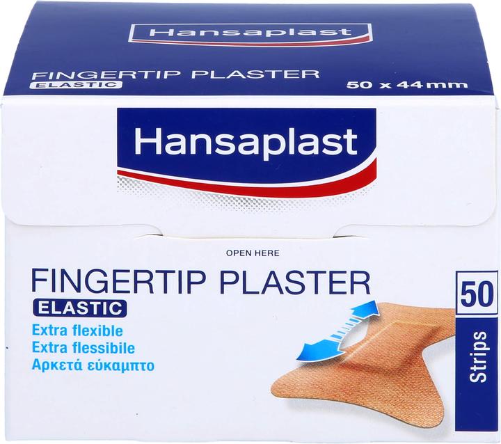 Actual product image Hansaplast Fingertip plaster Elastic especially flexible, 50 pcs. plasters (50 x)