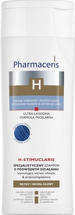 Pharmaceris H Stimuclaris Shampoo Stimulierung des Haarwachstums und Anti -DandRuff 250 ml (250 ml, Flüssiges Shampoo)