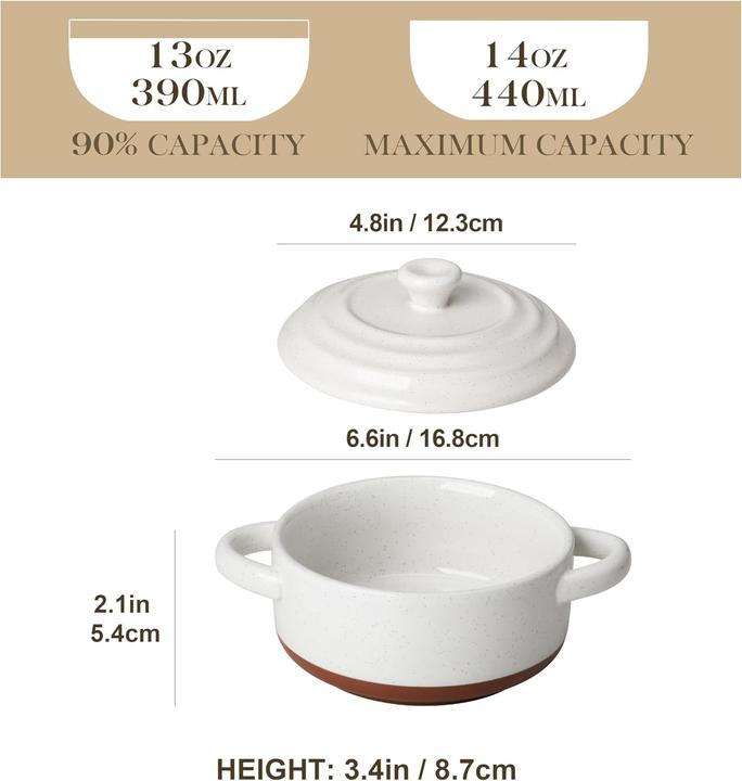Produktbild Malacasa Mini Cocotte Auflaufform-Set