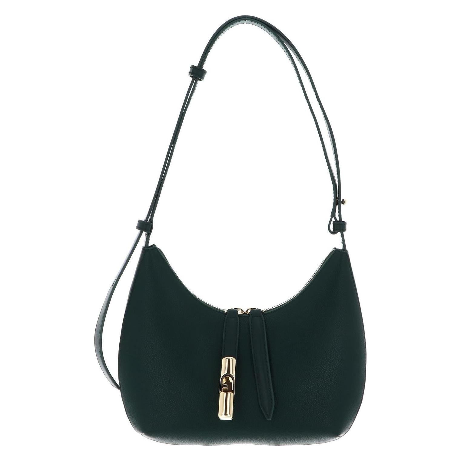 Furla, Damen, Handtasche, Goccia Shoulder Bag, Grün