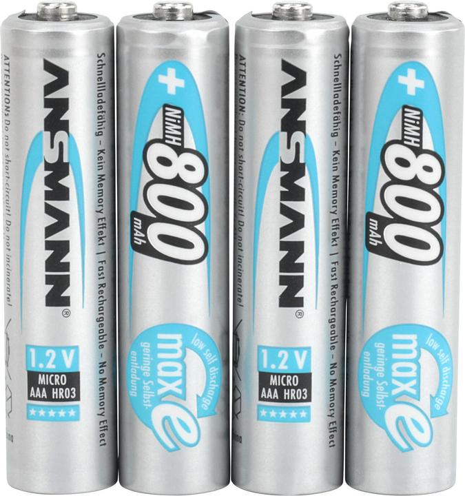 Actual product image Ansmann Maxe (4 pcs., AAA, 800 mAh)