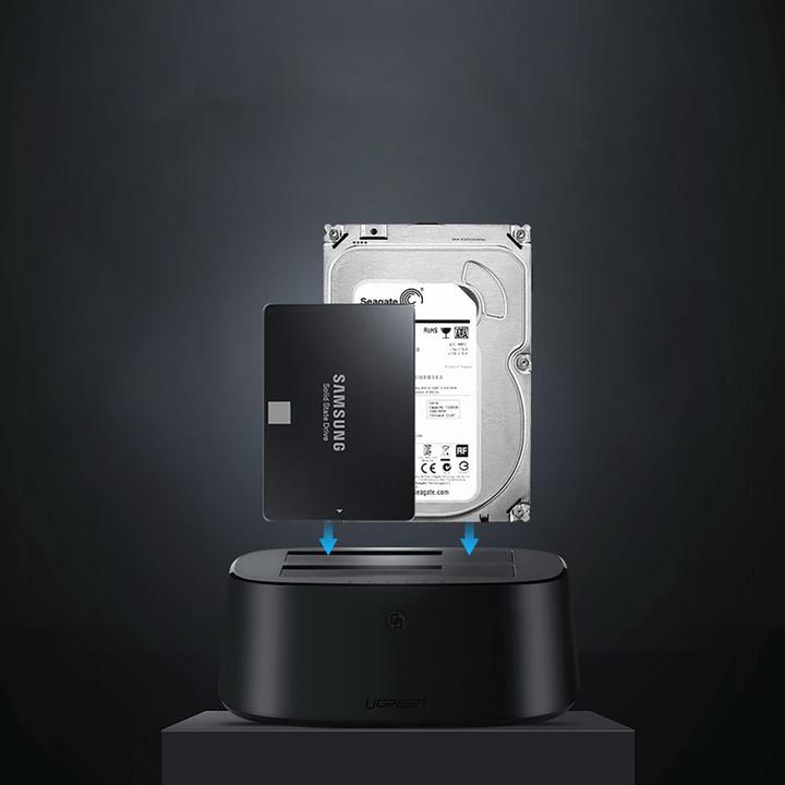 Produktbild Ugreen SATA Hard Drive Docking Station für 2.5" und 3.5" SSD HDD (2.5", 3.5")