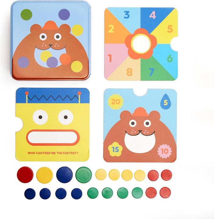 Kikkerland On The Go 3 in 1 Tiddlywinks Game (Tedesco, Spagnolo, Francese, Italiano, Islandese, Portoghese, Inglese)
