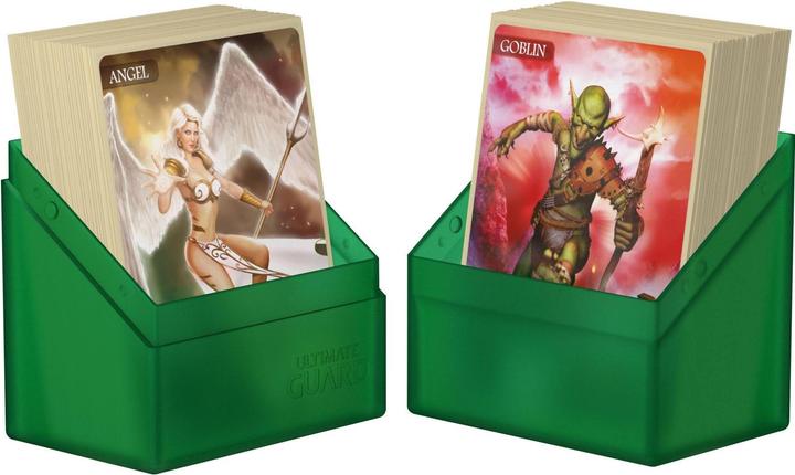 Actual product image Ultimate Guard Card Box Boulder Deck Case Standard Size 60+ Emerald