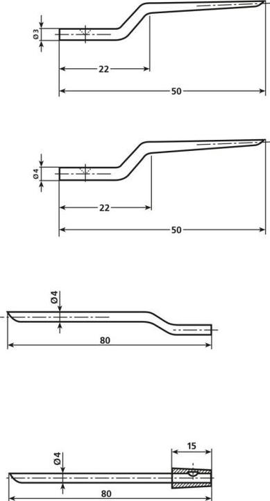 Produktbild HellermannTyton Dreidornzange NA4/5 KOMPLETT (150 mm)