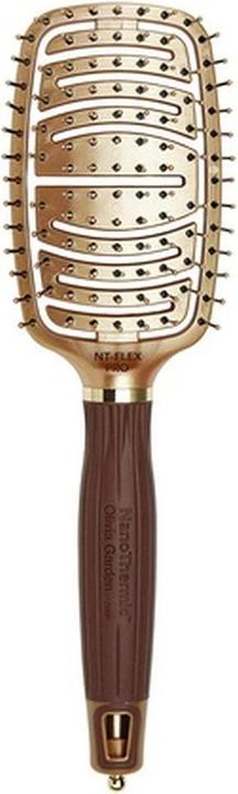 Actual product image Olivia Garden Nanothermic Ceramic Ion Flex Scalp-Hugging Vented Hair Brush