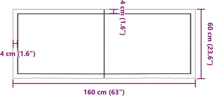 Immagine prodotto VidaXL Gianna (160 x 60 x 6 cm)