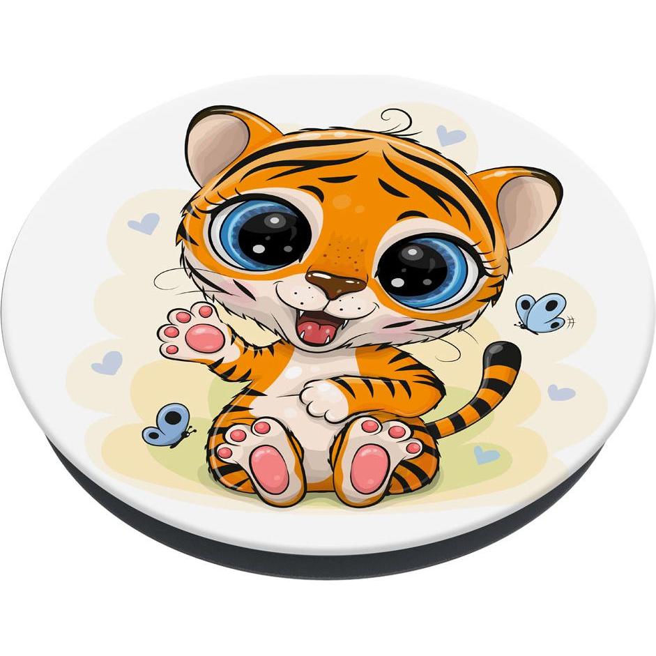 Thumbnail - PopSockets PopGrip Basic Happy Cat, Smartphone Halterung, Mehrfarbig