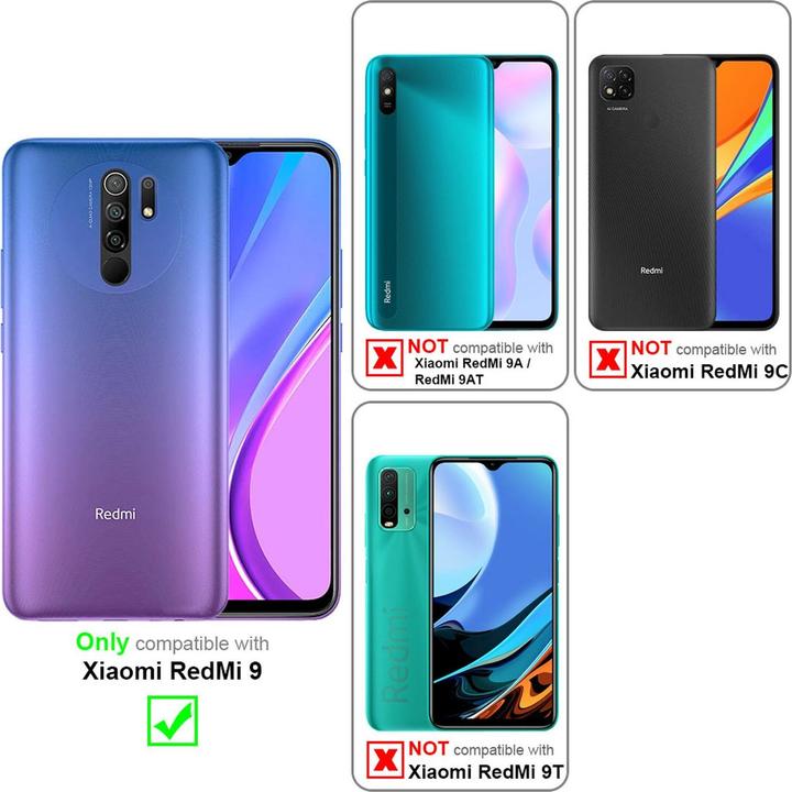 Actual product image Cadorabo Book Invisible Magnet Cover (Xiaomi Redmi 9)