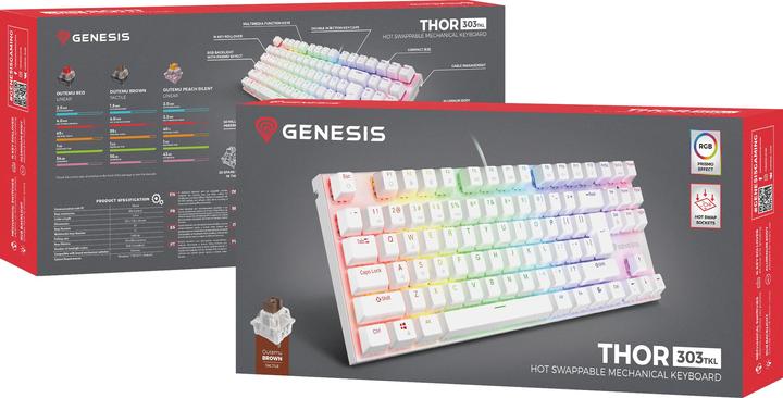 Actual product image Genesis Thor 303 TKL (Eng. Int., Cable)