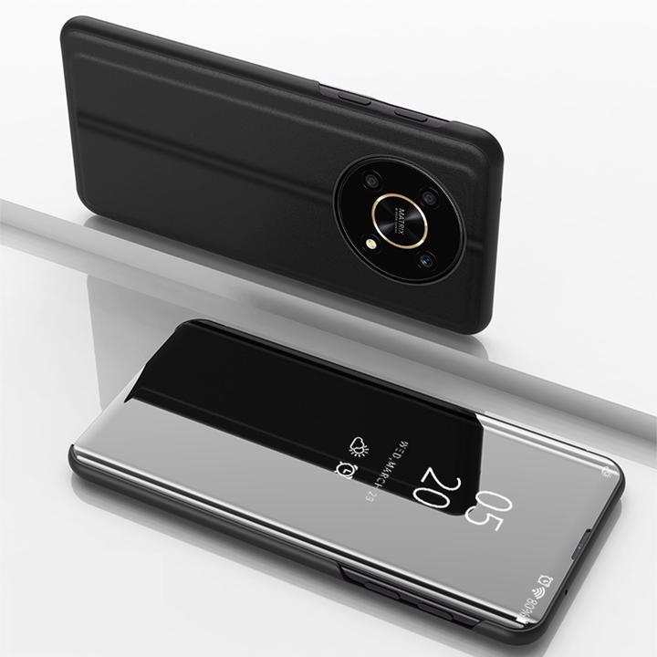 Actual product image Hurtel Clear View Case case for Honor X9 / X9 5G / X30 / Magic4 Lite flip cover black (Honor Magic 4 Lite, Vivo X30)