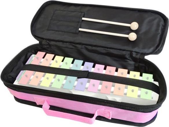 keepdrum MB01PK Glockenspiel Bag Pink with Mallet