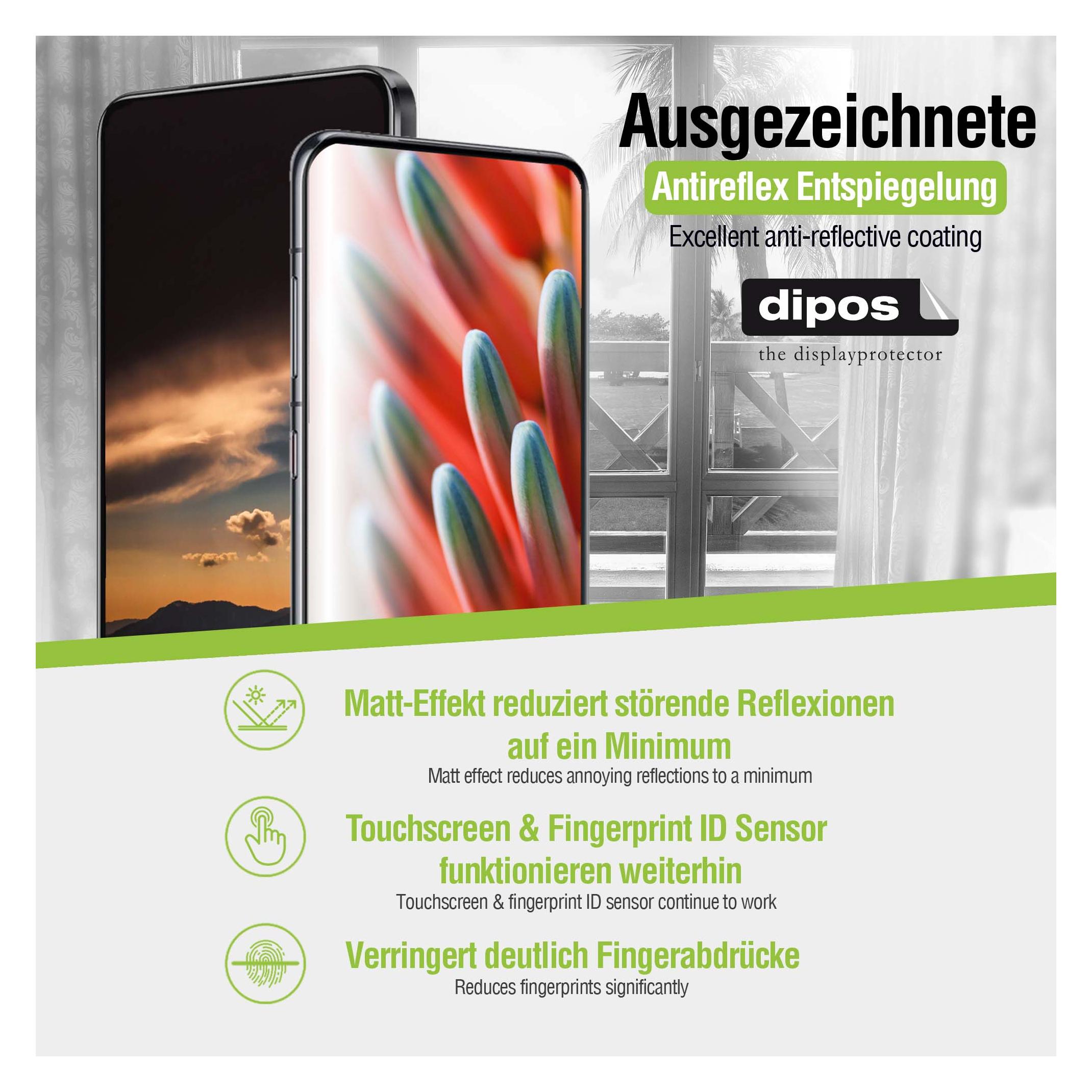 dipos I 6X Pellicola Protettiva Compatibile con Oppo Realme Narzo 20 PRO Pellicola di Protezione Cristallo (3X Anteriore + 3X Posteriore