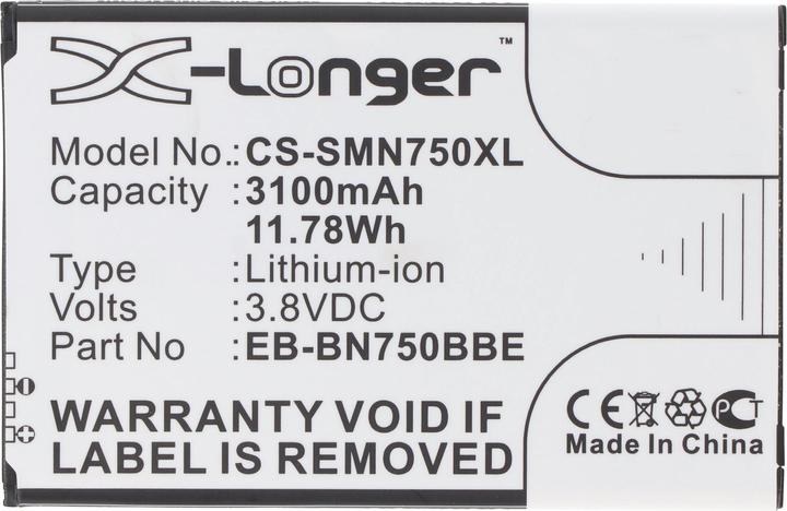 Immagine prodotto AccuCell Akku Samsung Galaxy Note 3 Neo, SM-N7505 mit NFC
