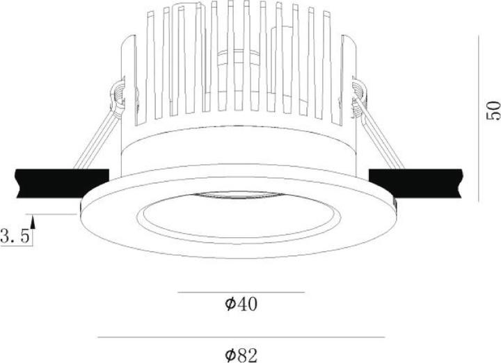 Produktbild Abalight LED-Downlight (923 lm)