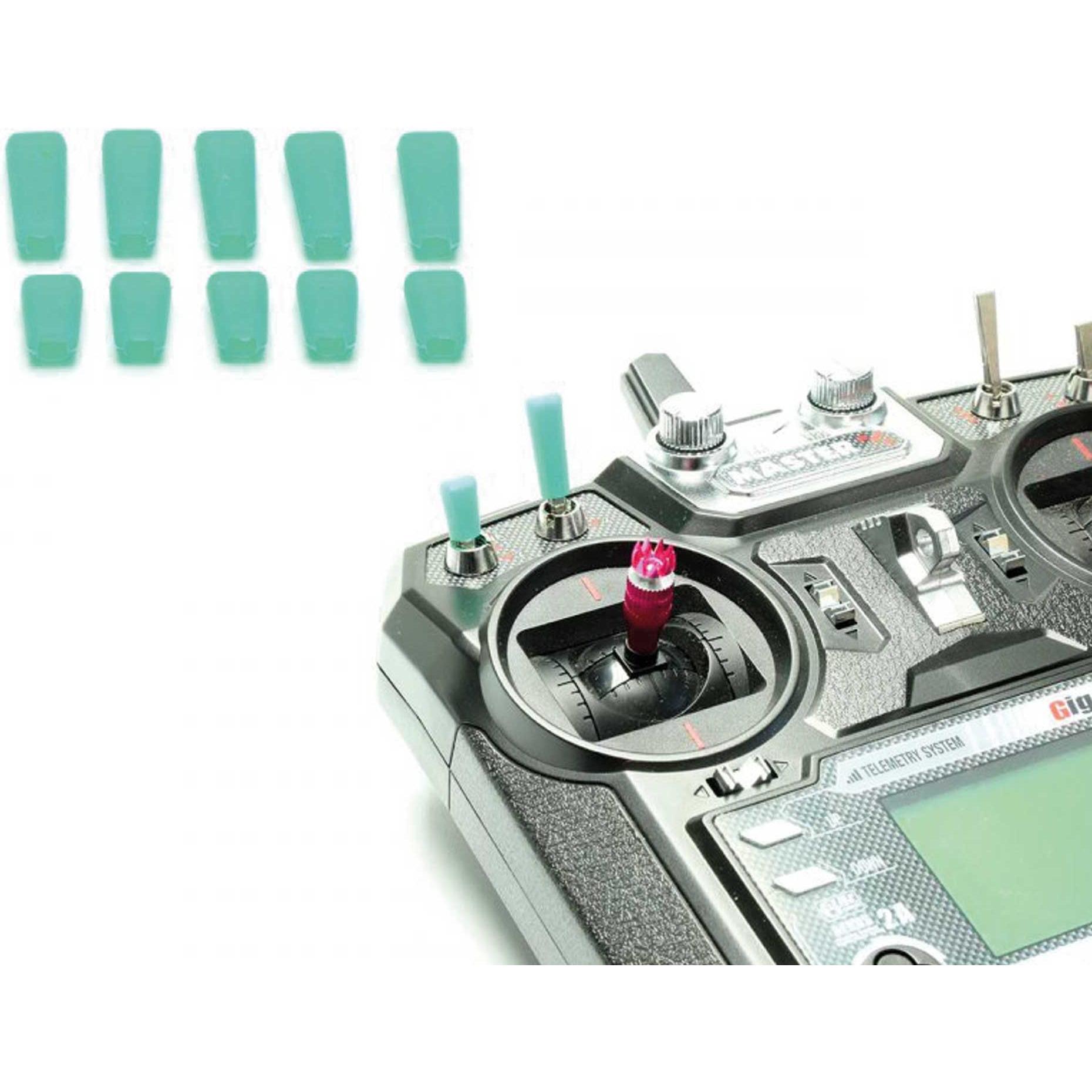 Planet-Hobby schalterkappen universal "color" grün 10 stück