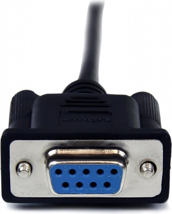 Produktbild StarTech 1m Black Db9 Null Modem Cable (1 m)