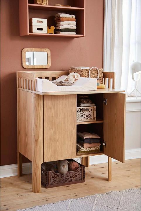 Actual product image Flexa Nova changing unit, changing table Oak