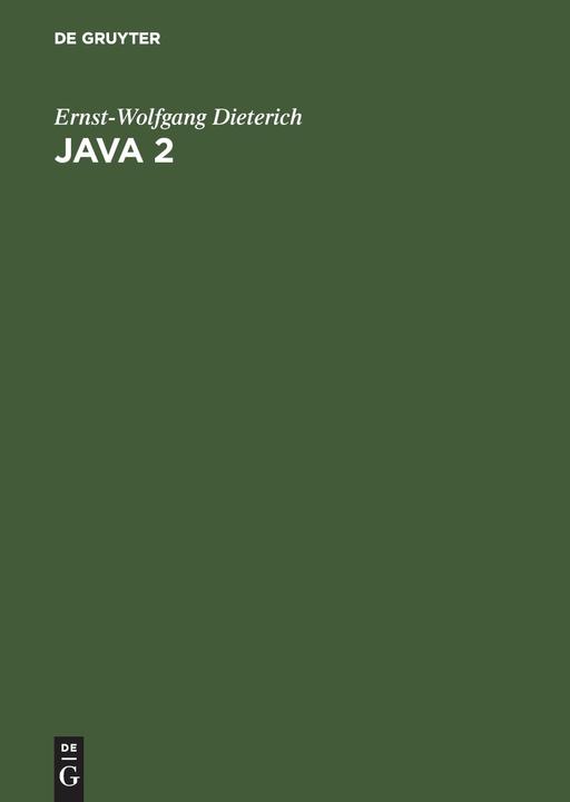 Produktbild Java 2 (Deutsch, Ernst-Wolfgang Dieterich, 2001)