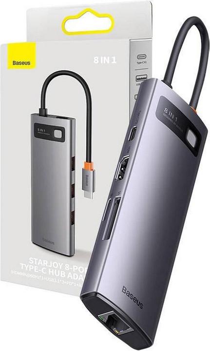 Actual product image Baseus StarJoy Series (USB-C, 8 ports)