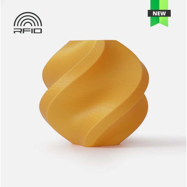 Bambu Lab PLA Basic Gold (PLA, 1.75 mm, 1000 g, Gold), 3D Filament, Gold