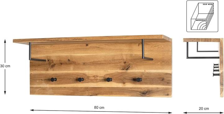 Immagine prodotto HAKU Möbel Appendiabiti da parete